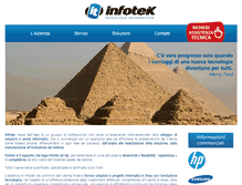 Tablet Screenshot of infotek.it